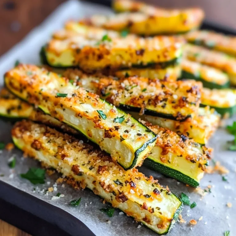 Baked Parmesan Zucchini Fries