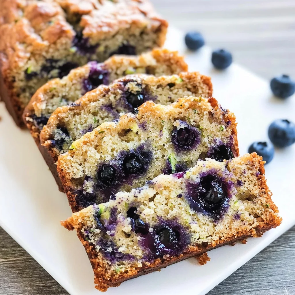 Blueberry Zucchini Bread