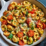 Cheese Tortellini with Summer Veggies