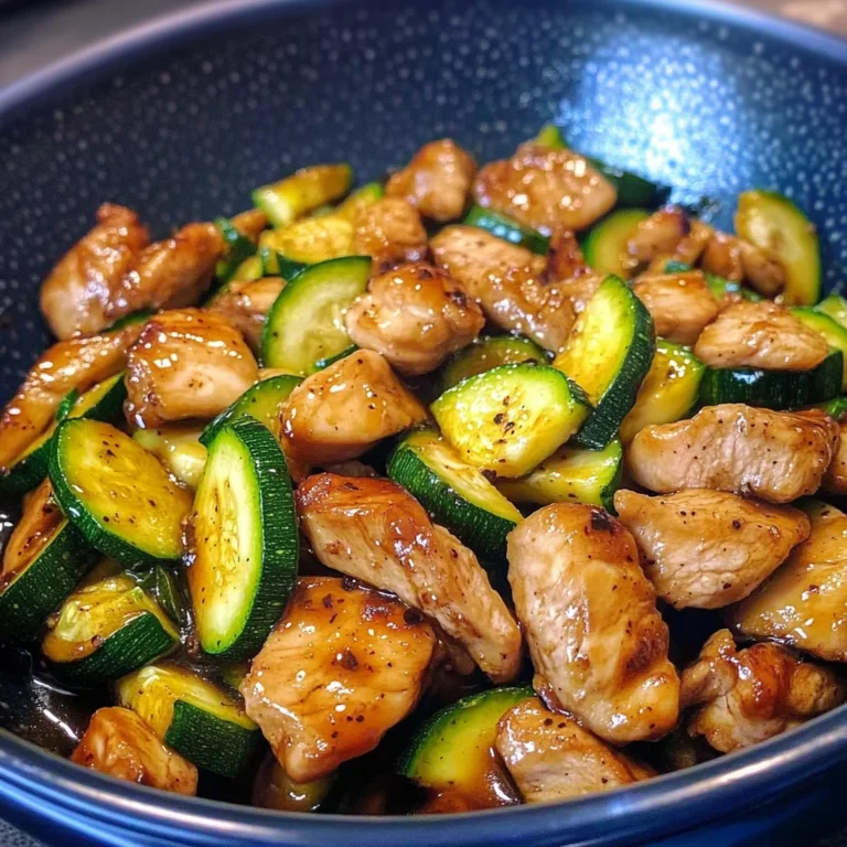 Chicken Zucchini Stir Fry