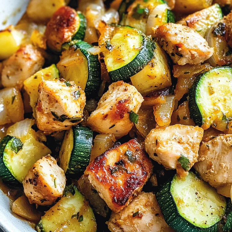 Easy Baked Chicken and Zucchini Recipe