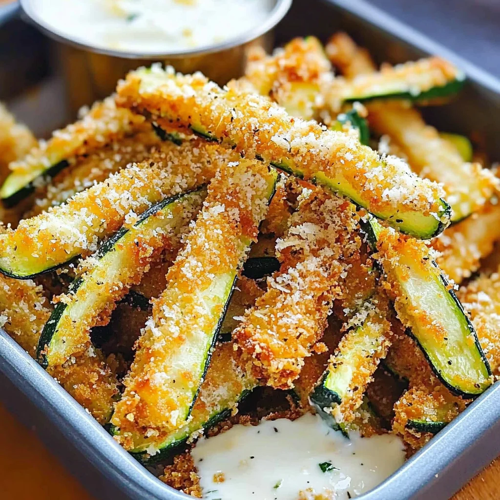 Parmesan Zucchini Fries