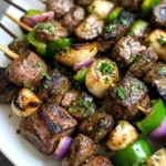 Steak Kabobs with Garlic Butter