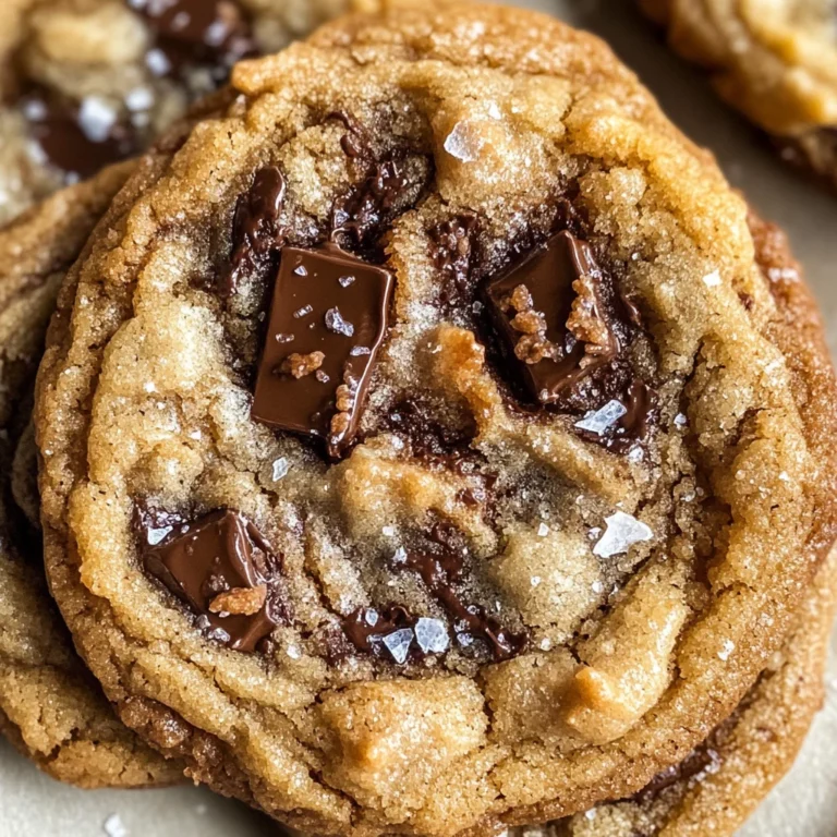 Browned Butter Toffee Chocolate Chip Cookies