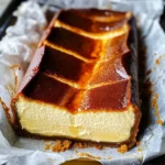 Burnt Basque Cheesecake in a Loaf Pan