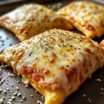 Homemade Easy Cheesy Pizza Pockets