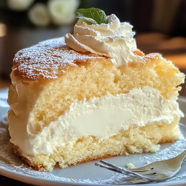 Light & Fluffy Yogurt Cloud Cake