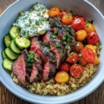 Mediterranean Steak Bowl Recipe