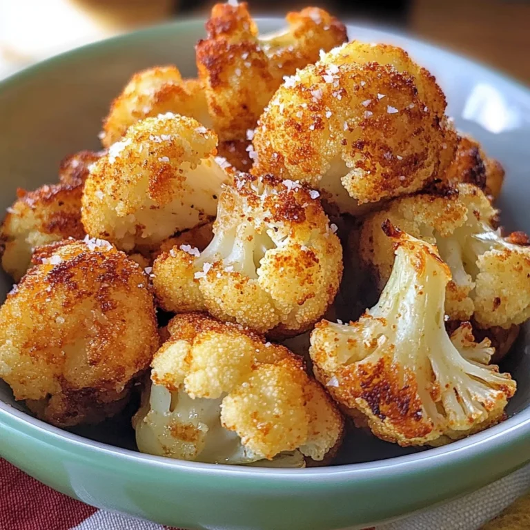 Parmesan Cauliflower Bites - Just 5 Ingredients