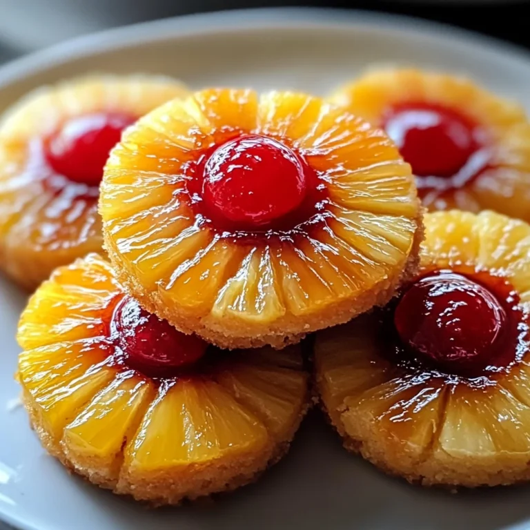 Pineapple Upside-Down Cookies: A Fun Twist on a Classic Dessert