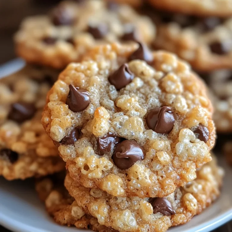 Rice Krispie Chocolate Chip Cookies