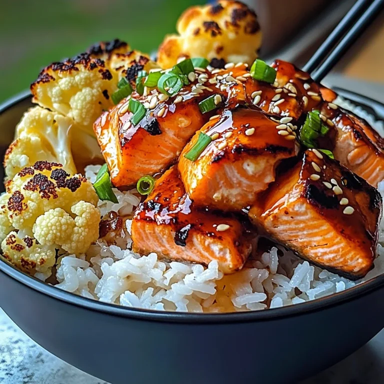 Sriracha Honey Salmon Bowls