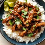 Sticky Honey Garlic beef