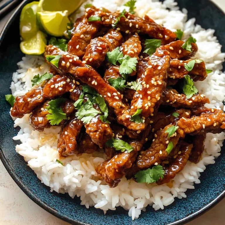 Sticky Honey Garlic beef