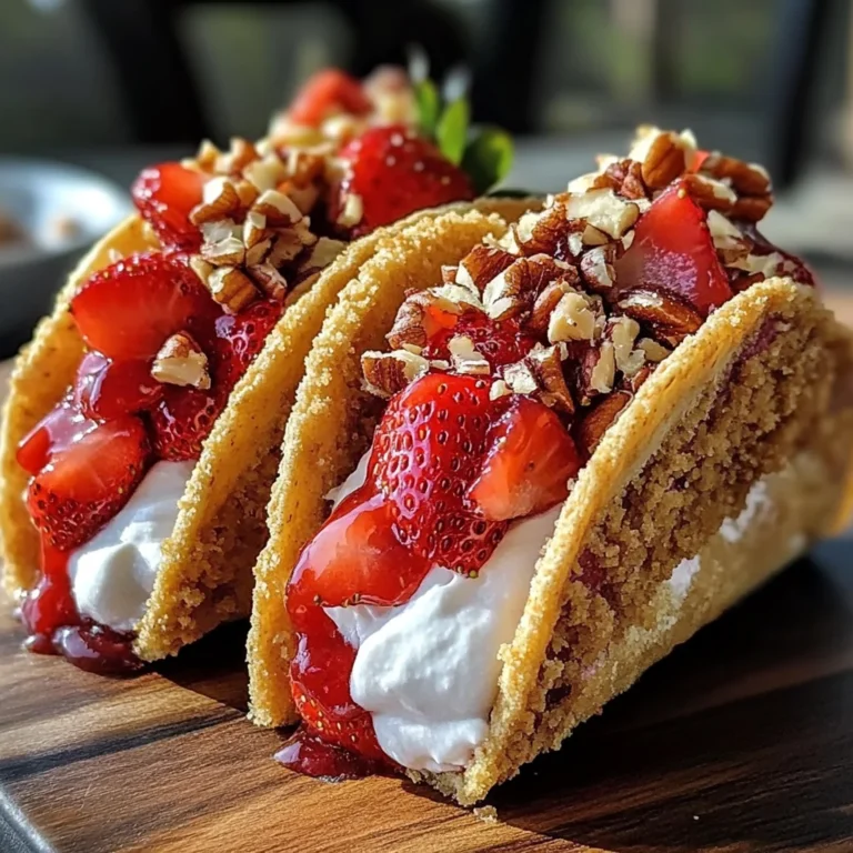 Strawberry Crunch Cheesecake Tacos