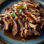 Sweet & Savory Caramelized Pulled Beef Brisket