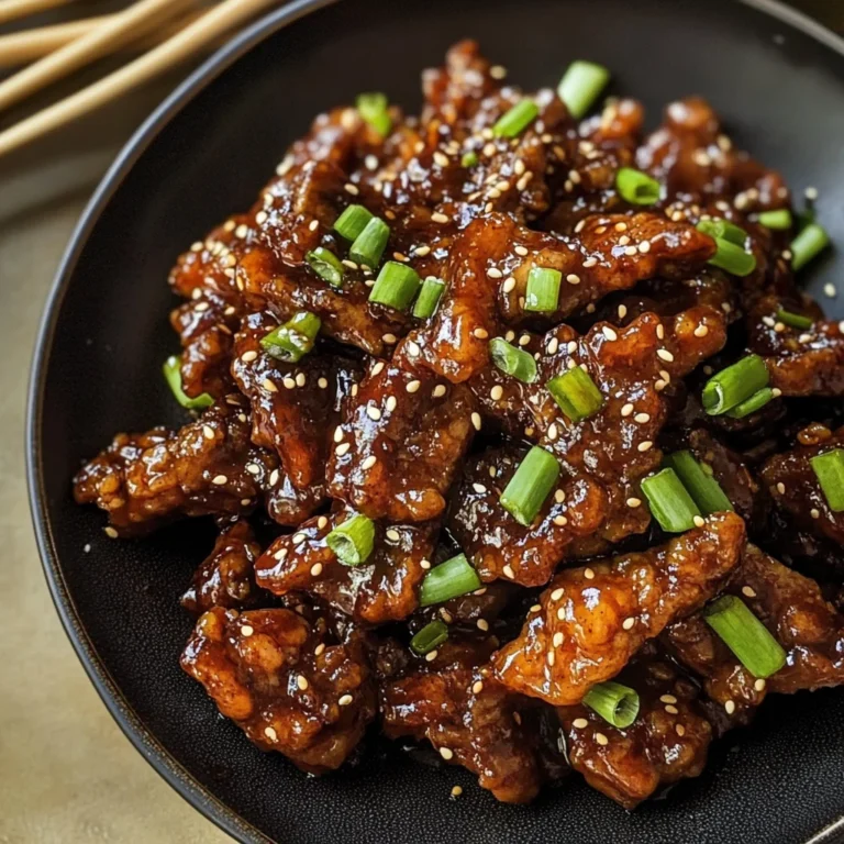 Sweet and Sticky Crispy Beef