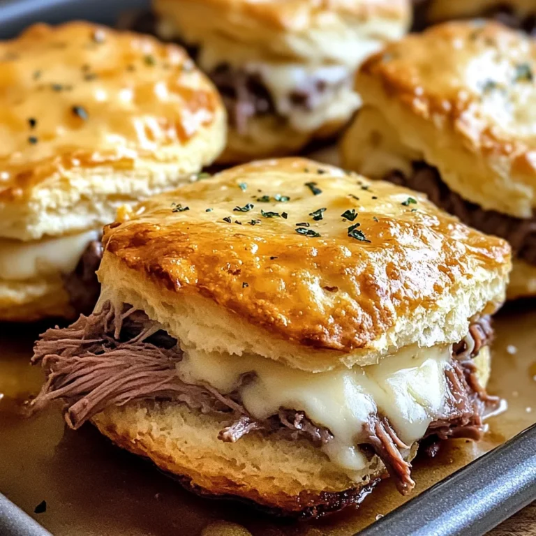 Baked French Dip Biscuits Recipe: A Comforting, Family-Friendly Meal