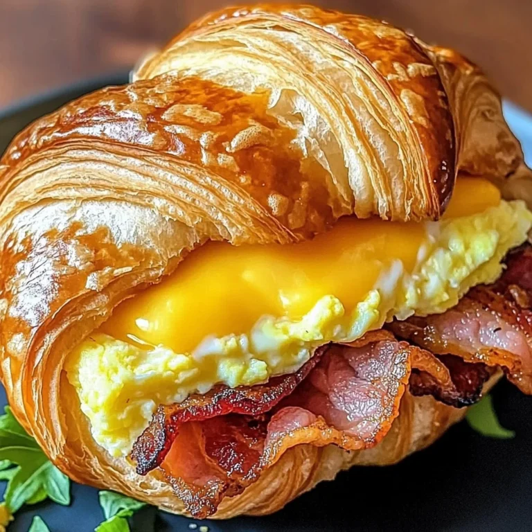 Breakfast Croissant Sandwich