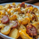 Cheesy Ranch Potatoes and Smoked Sausage