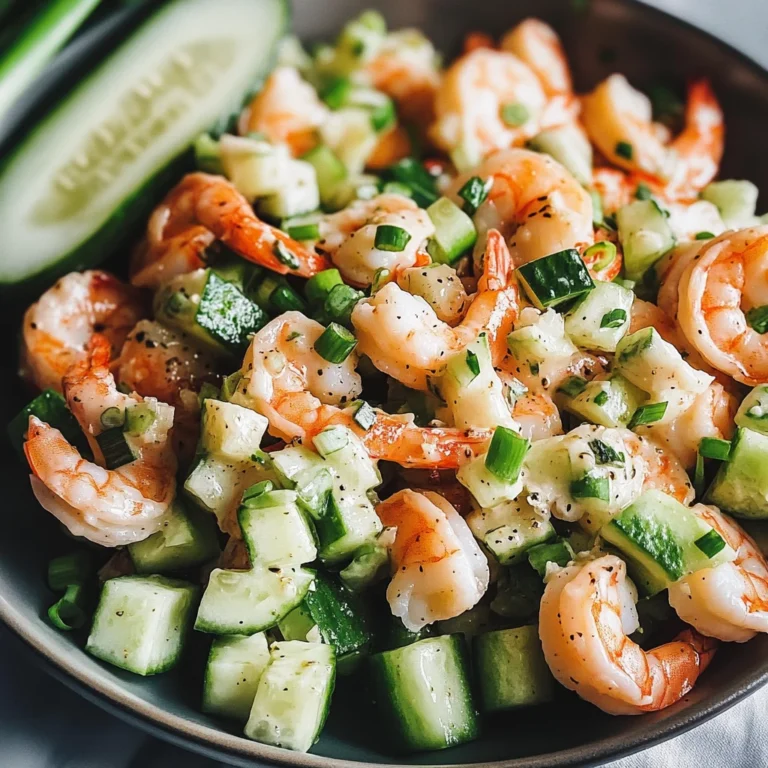 Cucumber Shrimp Salad