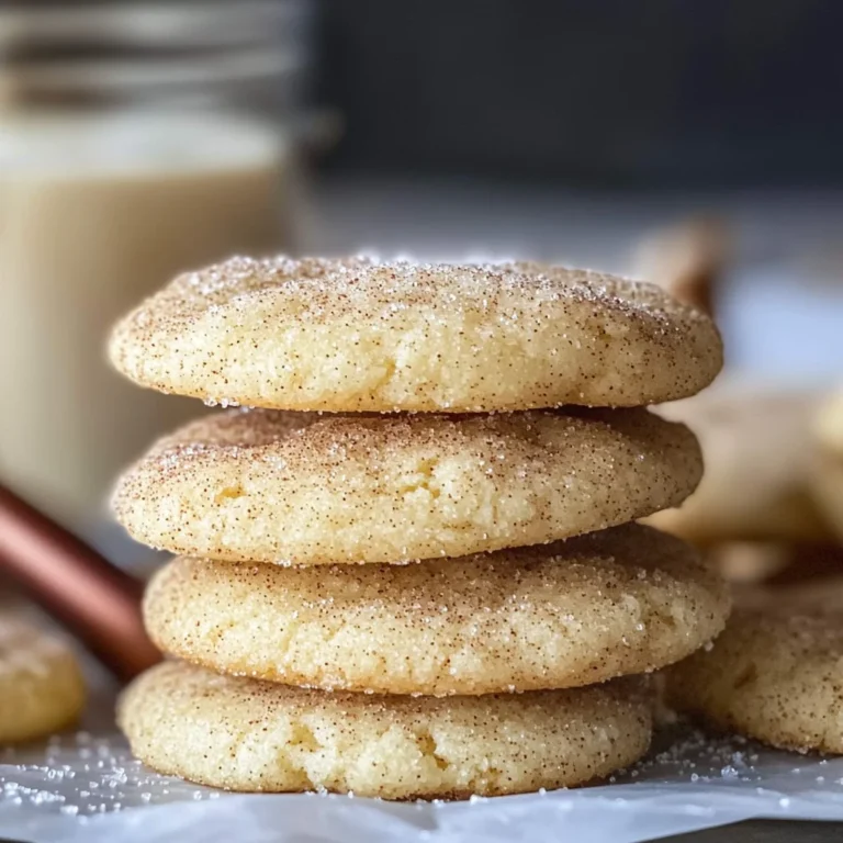 Eggnog Snickerdoodles