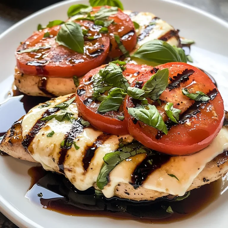 Grilled Chicken Caprese