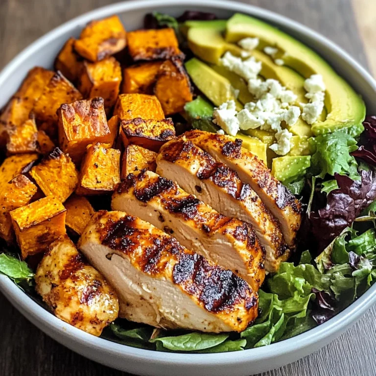 Grilled Chicken & Sweet Potato Bowl