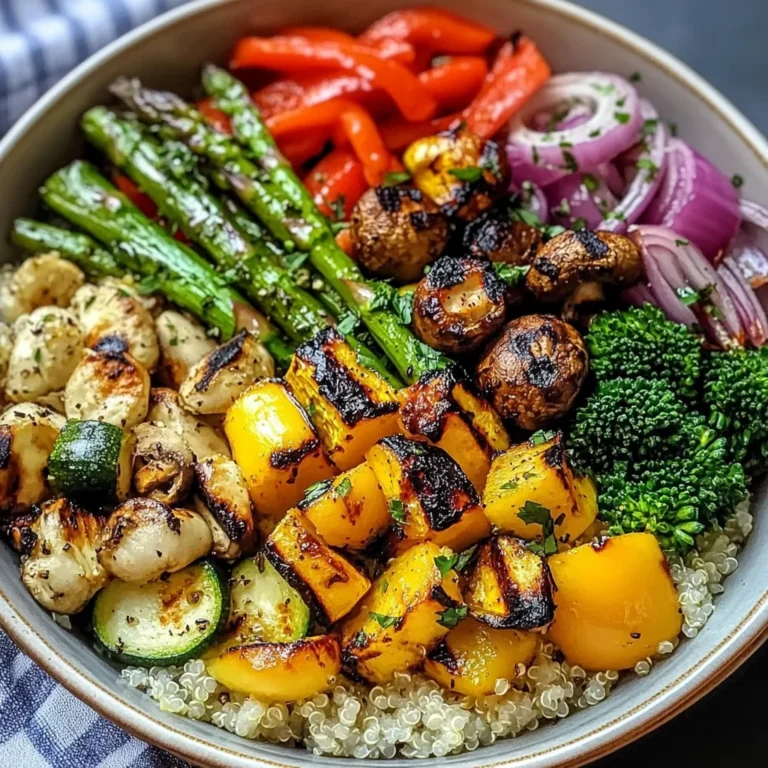 Grilled Veggie Bowl with Quinoa