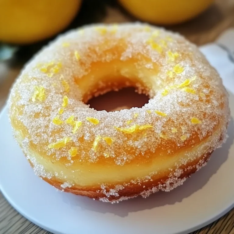 Lemon Sugar Baked Donuts