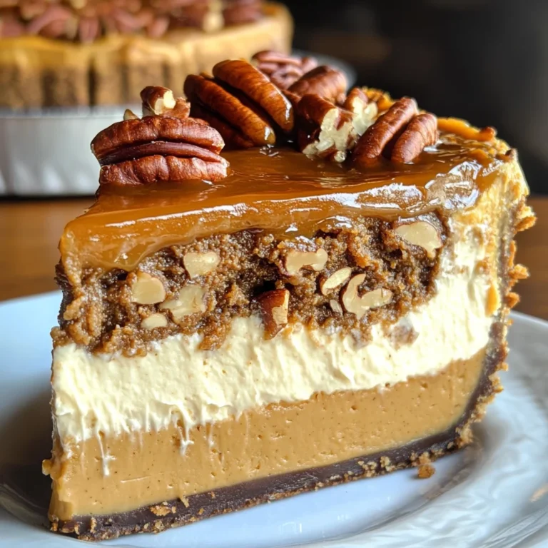 Pecan Pie Pumpkin Cheesecake