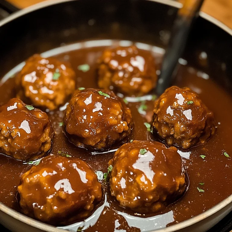 Slow Cooker Salisbury Steak Meatballs (Frozen Meatballs)