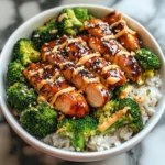 Sticky Chicken Bowls Recipe