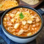 White Cheddar & Apple Chicken Chili