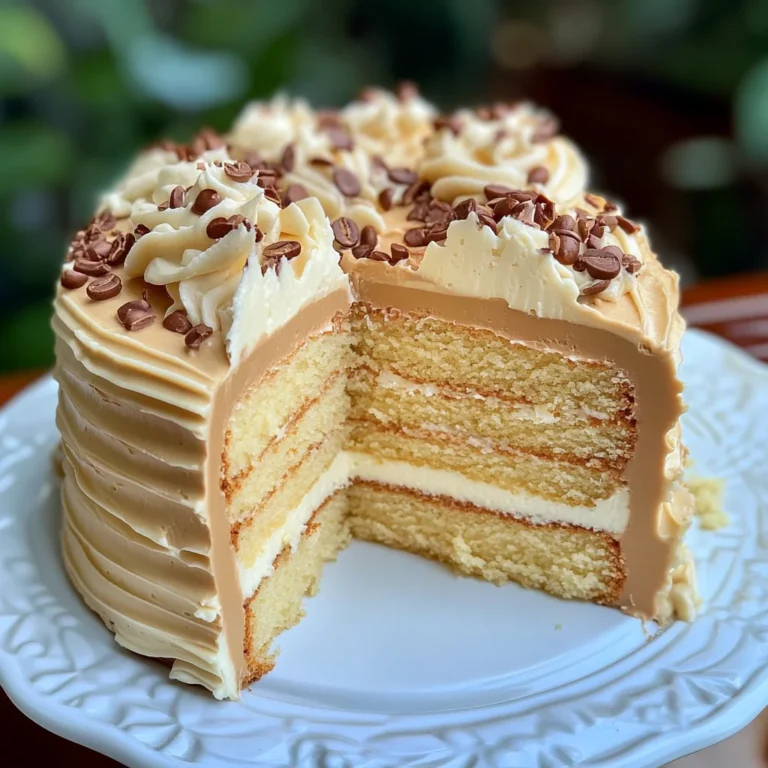 White Chocolate Mocha Cake