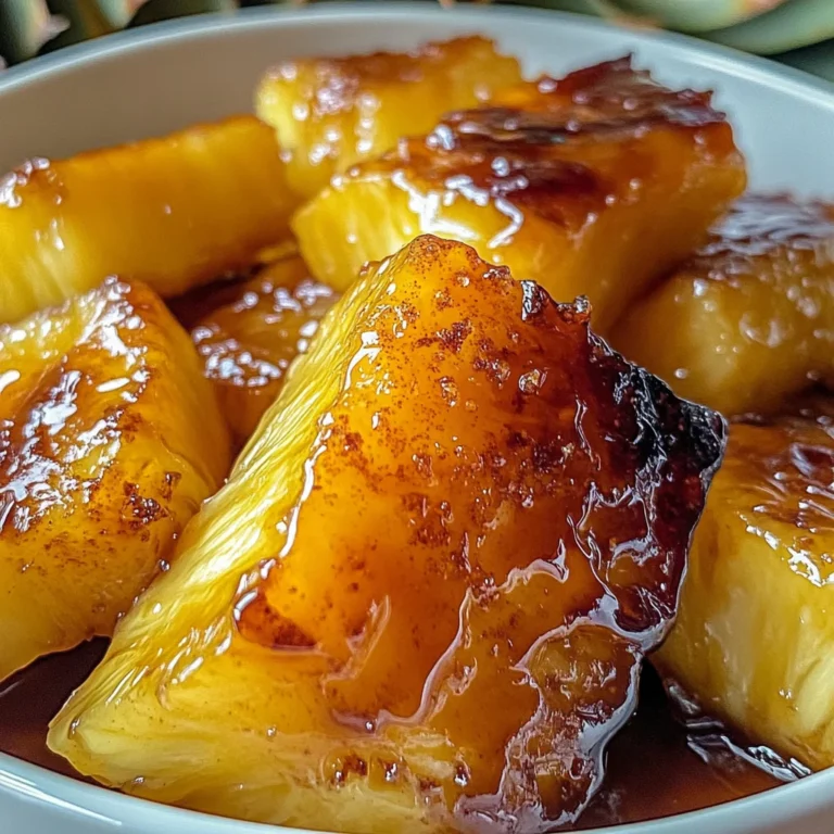 Air Fryer Caramelized Pineapple - Easy & Sweet Treat