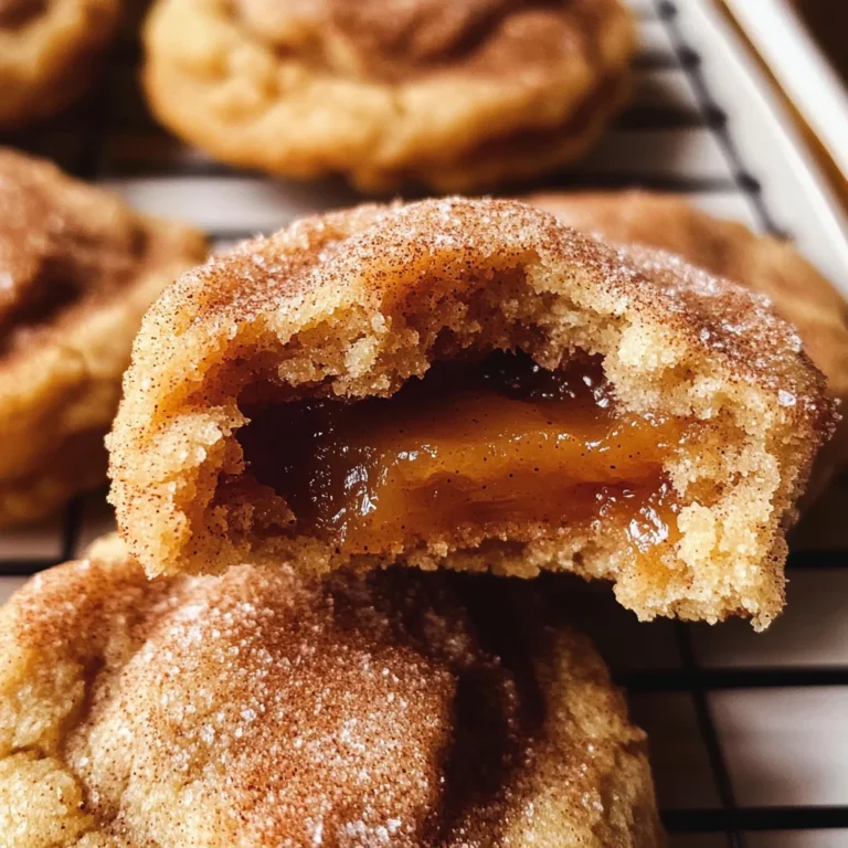 Apple Butter Snickerdoodle Cookies