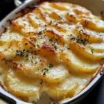 Cheesy Garlic Potatoes Gratin – Easy & Creamy Recipe