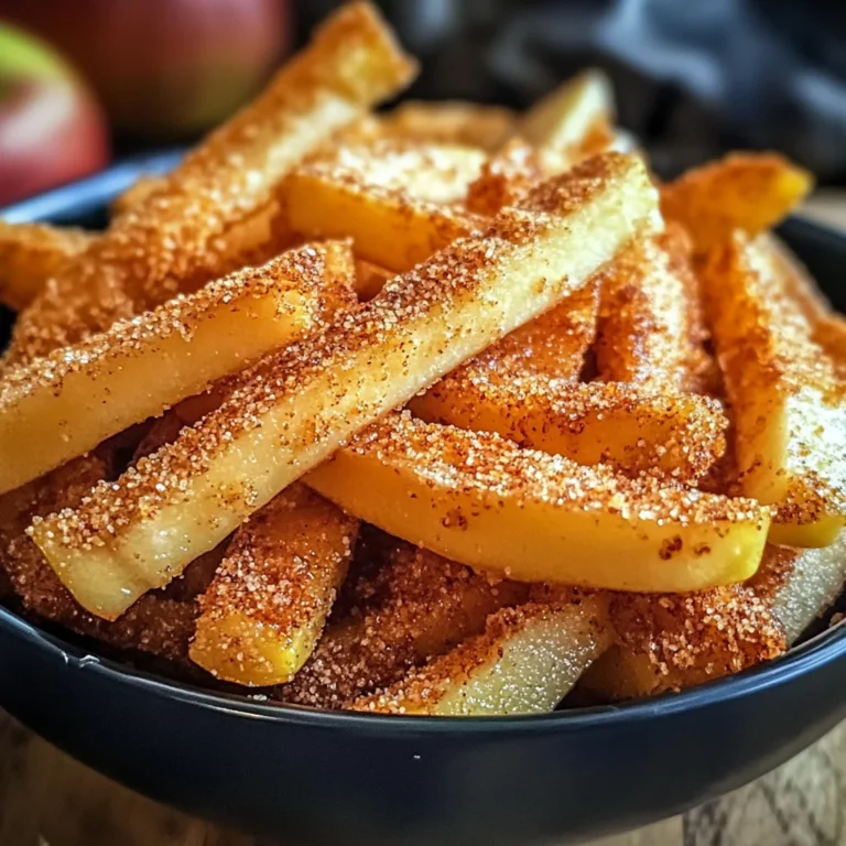 Crispy Air Fryer Apple Fries