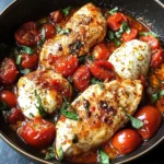 Garlic Tomato Chicken with Mozzarella