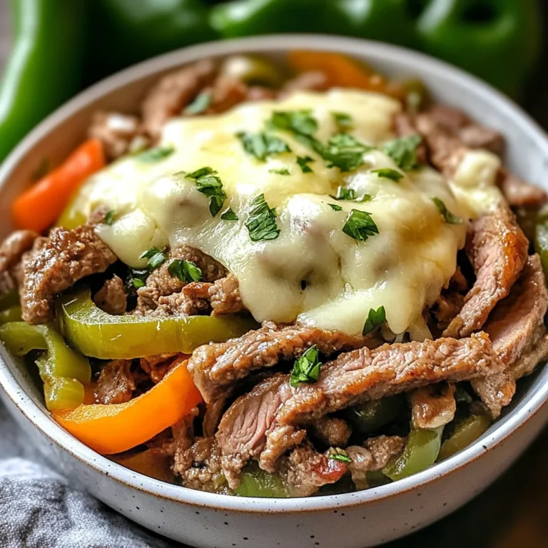 Philly Cheesesteak Bowls – Easy Low-Carb Dinner Idea
