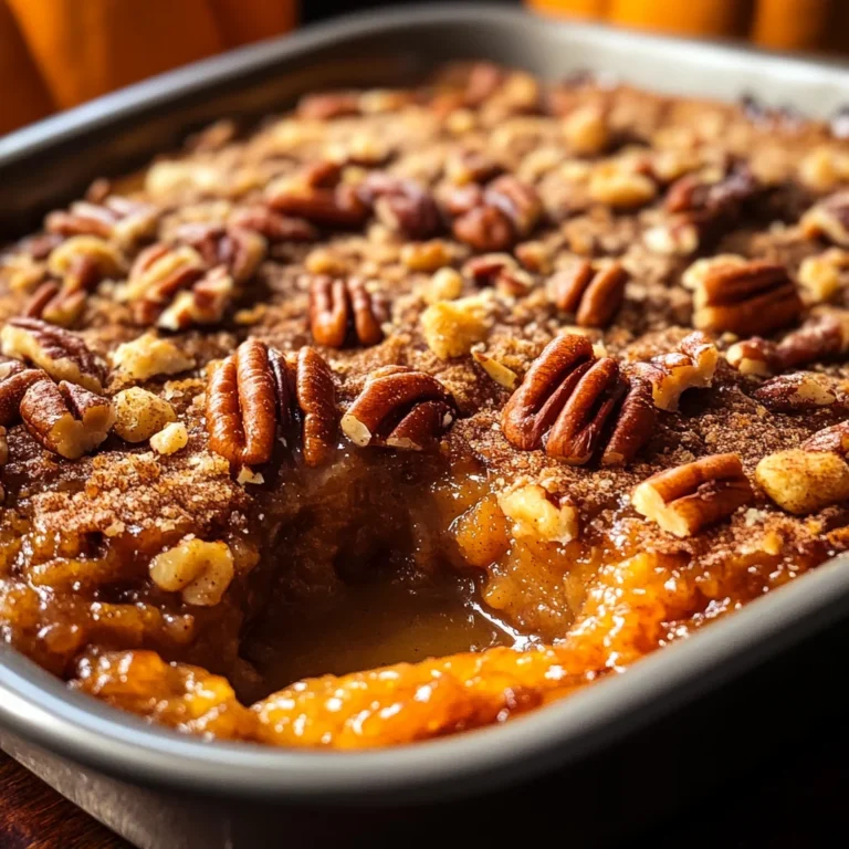 Pumpkin Pecan Cobbler