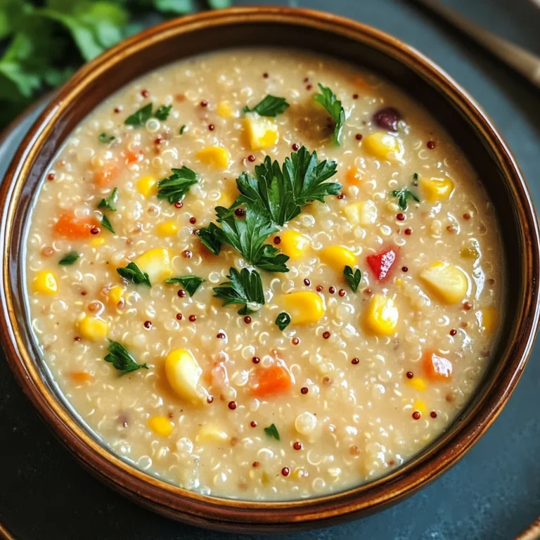 Quinoa Corn Chowder