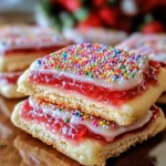 Strawberry Pop Tart Sugar Cookies